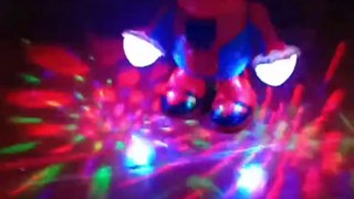 Dancing spider man toy with light and music.