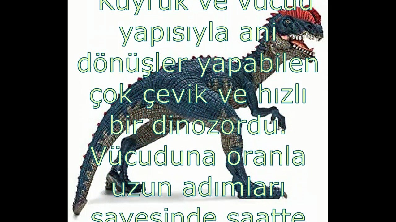 (DILOPHOSAURUS DINOSAUR FEATURES) DİLOPHOSAURUS DİNOZOR ÖZELLİKLERİ