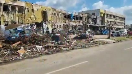 Police survey the damage after deadly tornado in Czech Republic