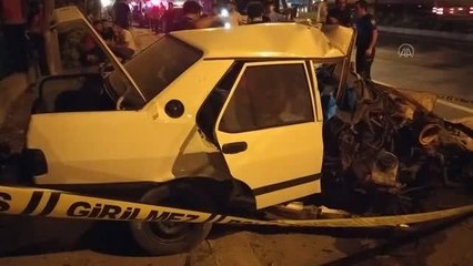 Son dakika haberi: Otomobil ağaca çarptı: 1 ölü, 1 yaralı