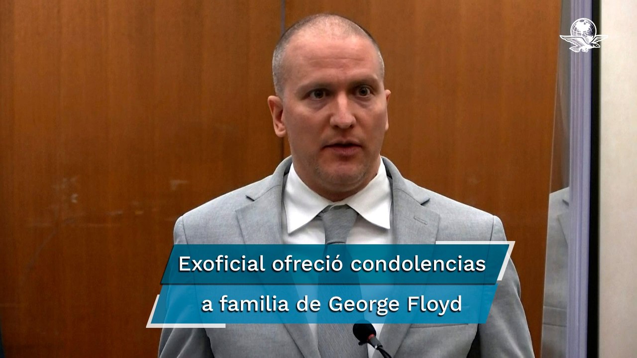 Expolicía acusado de asesinar a George Floyd recibe 22 años y medio de prisión