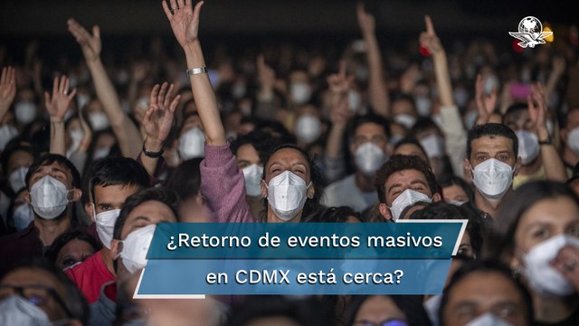 Analizan en CDMX “punto de equilibrio” entre vacunación y retorno de eventos masivos