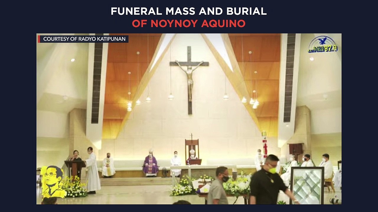 Funeral Mass and burial of former Philippine president Noynoy Aquino