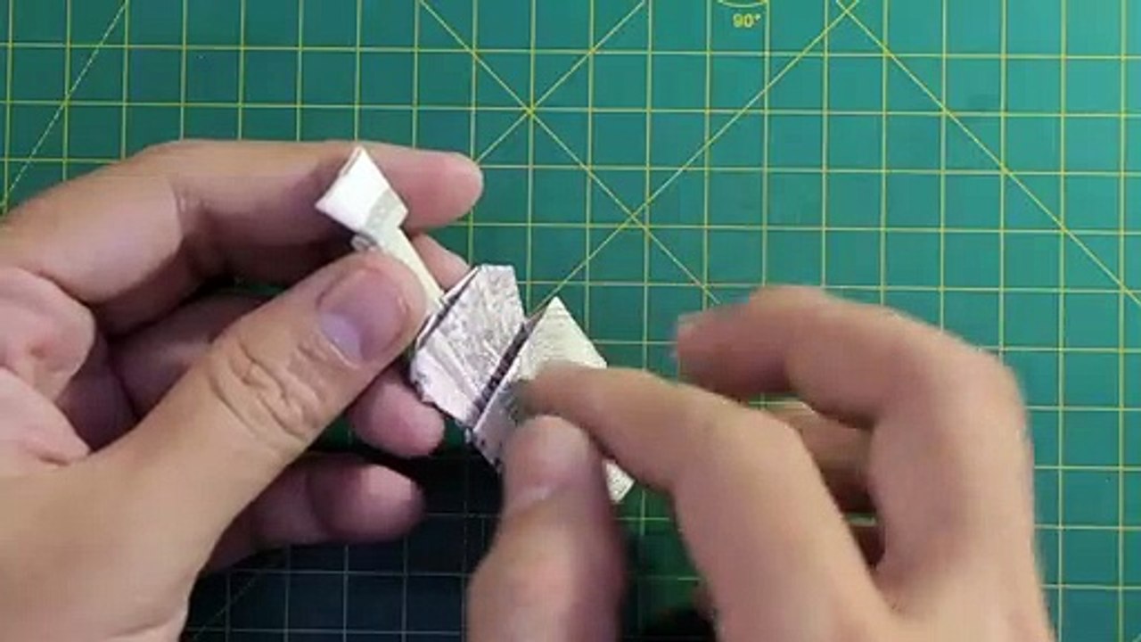 Money origami guitar demo - origami money vietnam