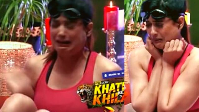 Khatron Ke Khiladi 11: Shweta Tiwari खतरनाक स्टंट देख घबराकर फूट-फूटकर रोई | FilmiBeat