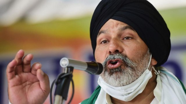 Kisan Andolan: Rakesh Tikait briefs on Tractor March