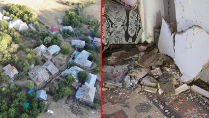 Depremden en çok etkilenen Elazığ'ın Kuşbayırı köyündeki hasar gün ağarınca ortaya çıktı! Vatandaşlar geceyi sokaklarda geçirdi
