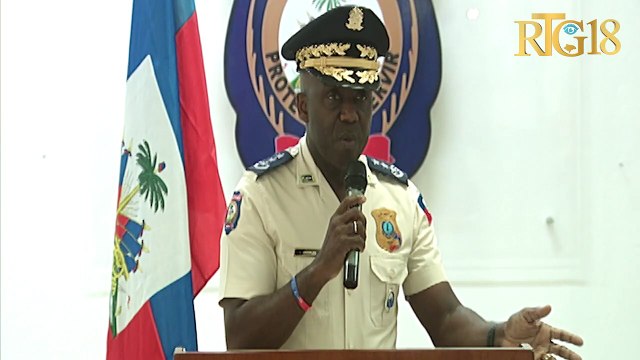 Léon Charles direktè jeneral a i PNH la pwomèt enstitisyon ap travay pou frennen ensekirite a.