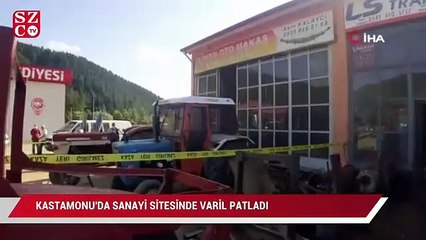 İçerisinde basınç oluşan varil patladı: 3 yaralı
