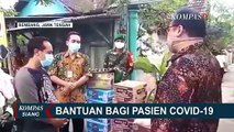 Komunitas di Rembang Bagikan Bantuan Kepada Warga yang Isoman di Rumah