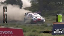 WRC Safari 2021 SS03 Evans Hit Rock Crash