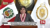 ¿Cuáles son los pasos a seguir tras la designación de Rodríguez Monteza ante el JNE?