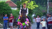 KARAULA - Bosna Hersek'teki '511. Ayvaz Dede Şenlikleri'ne katılacak atlılar Karaula'dan yola çıktı