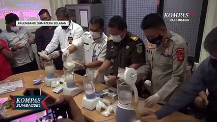Narkoba Dari Tersangka Yang Terancam Hukuman Mati Dimusnahkan