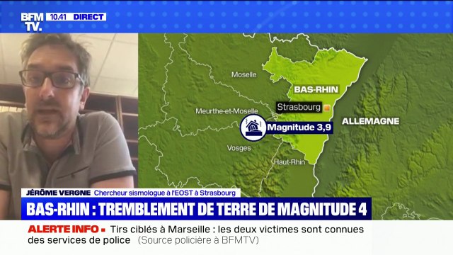 Un séisme de magnitude 4 a frappé le Bas-Rhin ce samedi matin