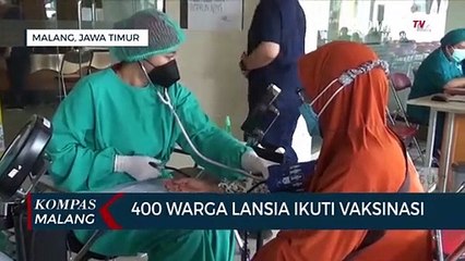 400 Warga Lansia di Malang Ikuti Vaksinasi