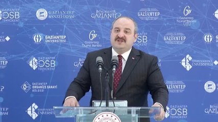 GAZİANTEP - Varank: "Türkiye'nin en büyük lisanslı depoculuk işletmesi sayesinde serbest piyasada oluşan fiyat dalgalanmalarının önüne geçilecek"