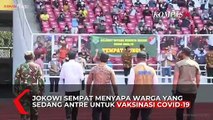 Jokowi Ditemani Anies Baswedan Tinjau Vaksinasi GBK Jadi Sorotan