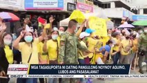 Convoy na naghatid sa abo ni dating Pangulong Benigno Aquino III sa Manila Memorial Park, inabangan