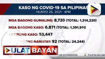 8,720 bagong COVID-19 recoveries, naitala ngayong araw