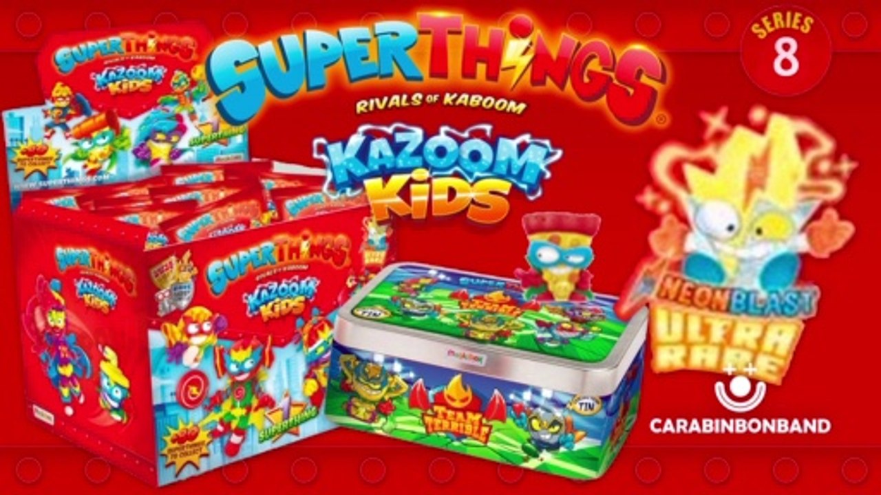 SUPERTHINGS SERIES 8 KAZOOM KIDS - ULTRARARO, DORADOS Y MAS NOVEDADES - By CARA BIN BON BAND