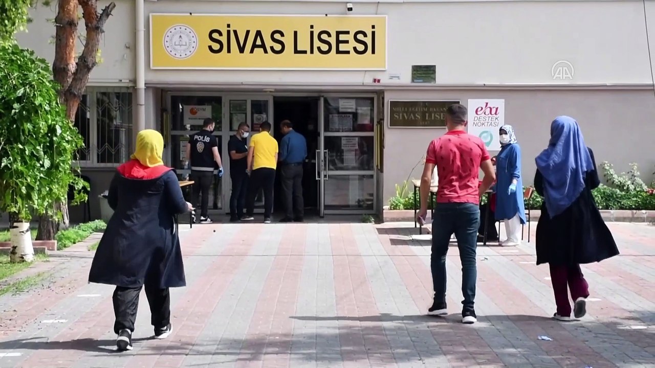 SİVAS - Üniversite adaylarının YKS heyecanı