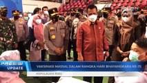 34 Polda Jajaran Gelar Vaksinasi Massal Serentak Dalam Rangka Hari Bhayangkara ke-75