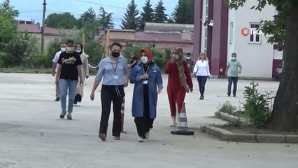 Baba oğul YKS sınavına birlikte girdi