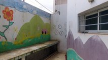 Beach painting on the murals | Topical beach wall painting 2