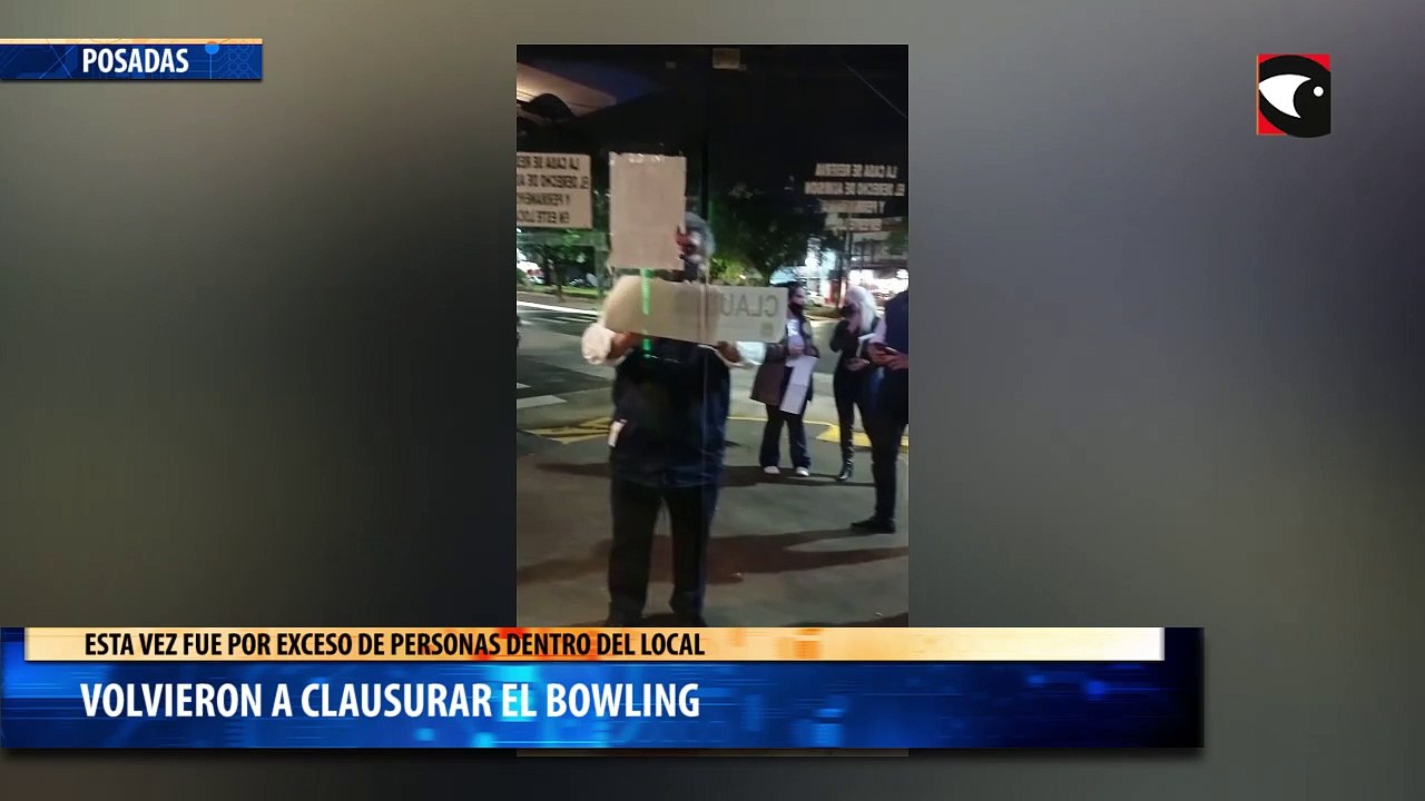 Volvieron a clausurar el Bowling
