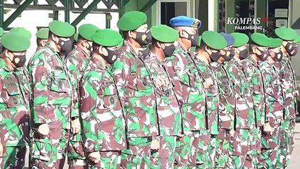 Kodam Sriwijaya Berangkatkan 83 Prajuritnya Ke Indonesia Timur