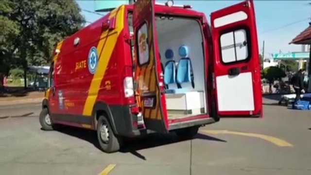 Homem fere a cabeça ao sofrer queda na Avenida Brasil, no Bairro São Cristóvão