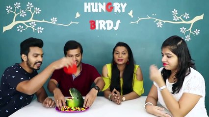 Animal Shaped Food Challenge | Funny Food Challenge | Hungry Birds