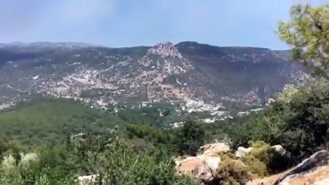 ANTALYA - Kaş'ta orman yangını