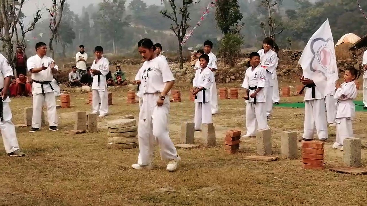 Nepal strongly kyokusin karate dancing kaata 2021 bara nepal.