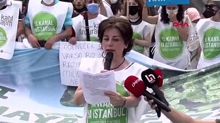 Bakırköy'de Kanal İstanbul protestosu