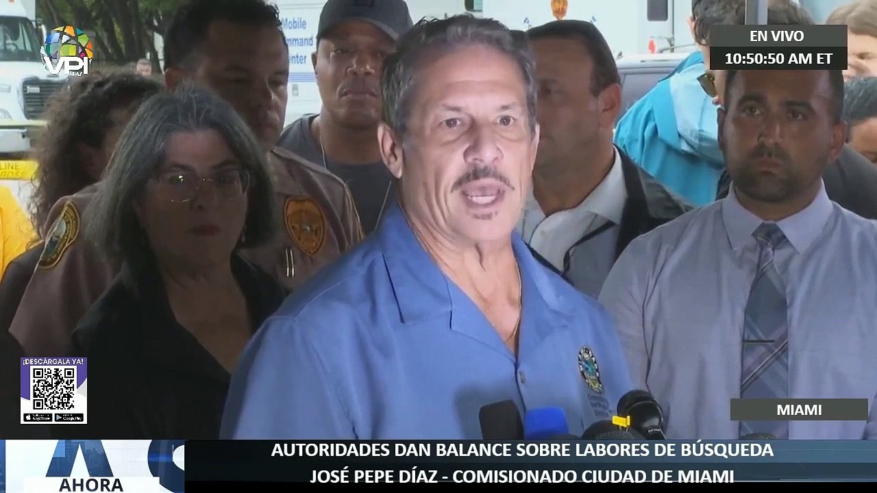 Autoridades dan balance sobre labores de búsqueda en el colapso del edificio en Surfside - #24Jun - Ahora