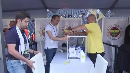 Fenerbahçe Kulübünün kongresi - Oy verme işlemi sona erdi