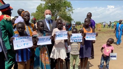 مصر تنشئ محطة مياه جوفية بمنطقة "جبل ليمون" في جنوب السودان