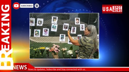 Makeshift memorial puts faces to the names of 159 still missing in condo collapse