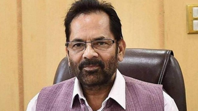 What Mukhtar Abbas Naqvi said on religious conversions?