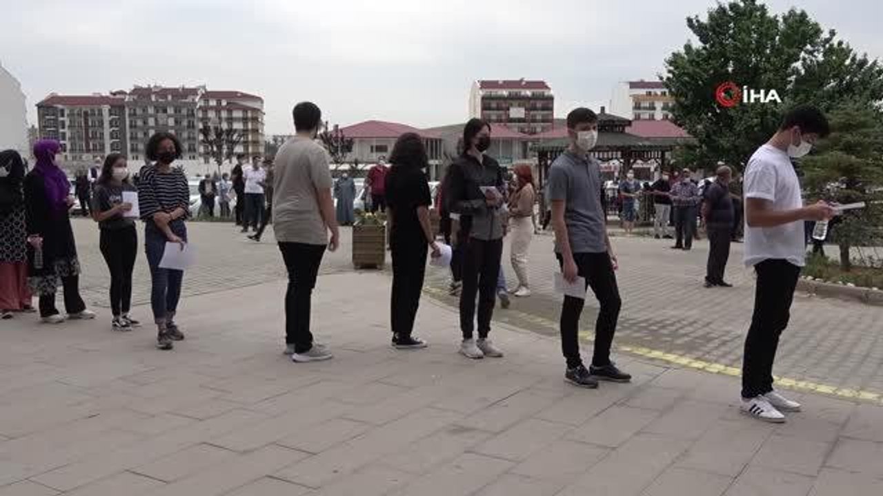 Sınava son anda yetiştiler
