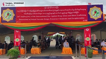 Мьянма: наркотики превратились в дым
