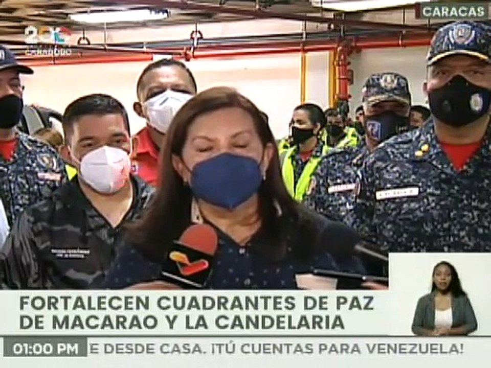 Cuadrantes de Paz en Macarao y La Candelaria reciben equipamiento para fortalecer la seguridad ciudadana