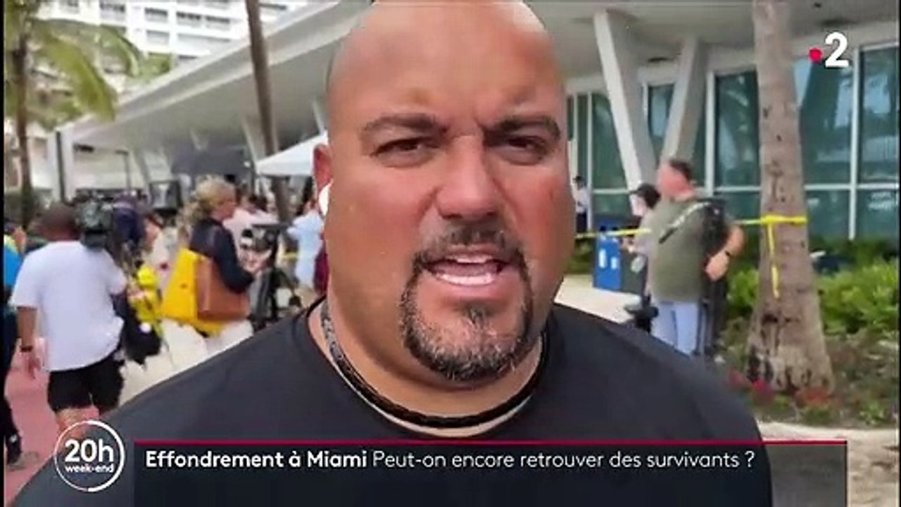 Floride : course contre la montre pour retrouver les victimes de l'immeuble effondré à Surfside