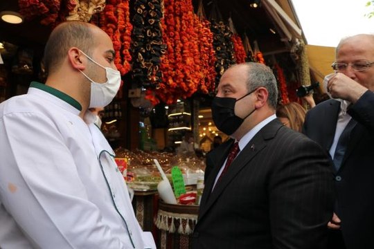 Son dakika haber: Bakan Varank, Tarihi Mecidiye Han'ın açılışını yaptı