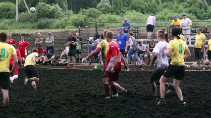 MİNSK - Beyaz Rusya'da bataklık futbol turnuvası