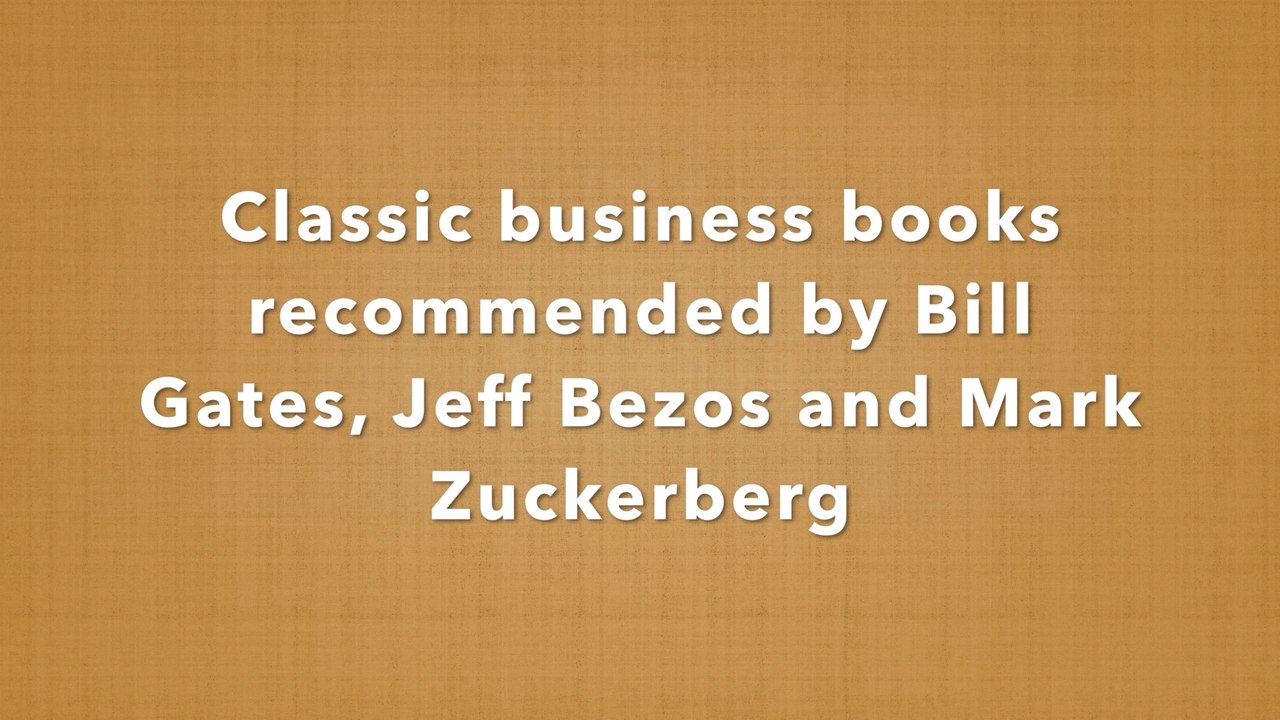 Classic business Books Recommended by BillGates, JeffBezos & MarkZuckerberg- #tamilreview #tamilbook