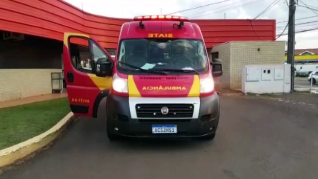 Homem fica ferido ao sofrer queda na Rua Paraná, no Bairro Coqueiral