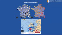 previsions meteo du samedi 26 juin 2021